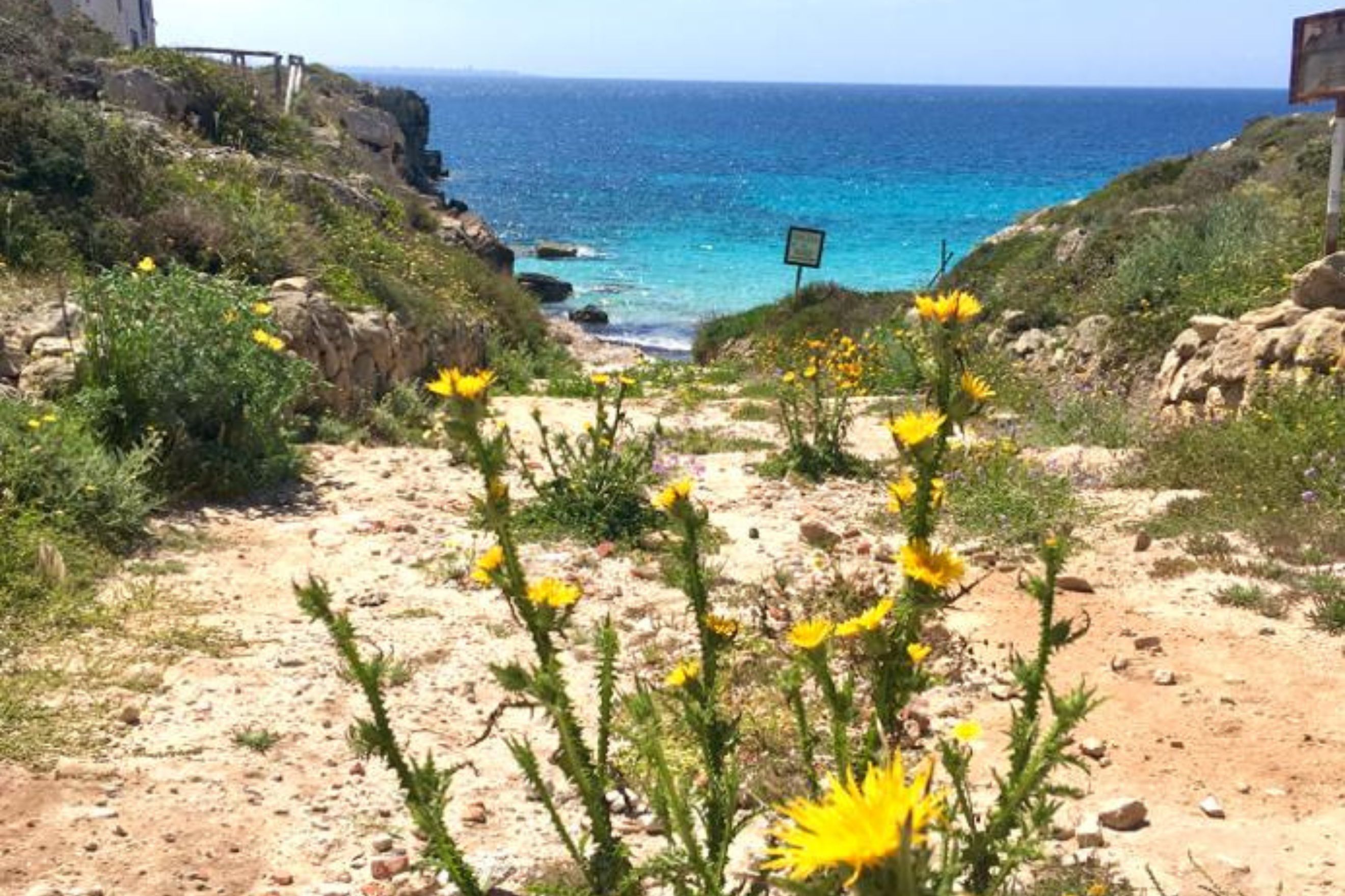 The tuff quarries and the Hypogean Gardens of Favignana