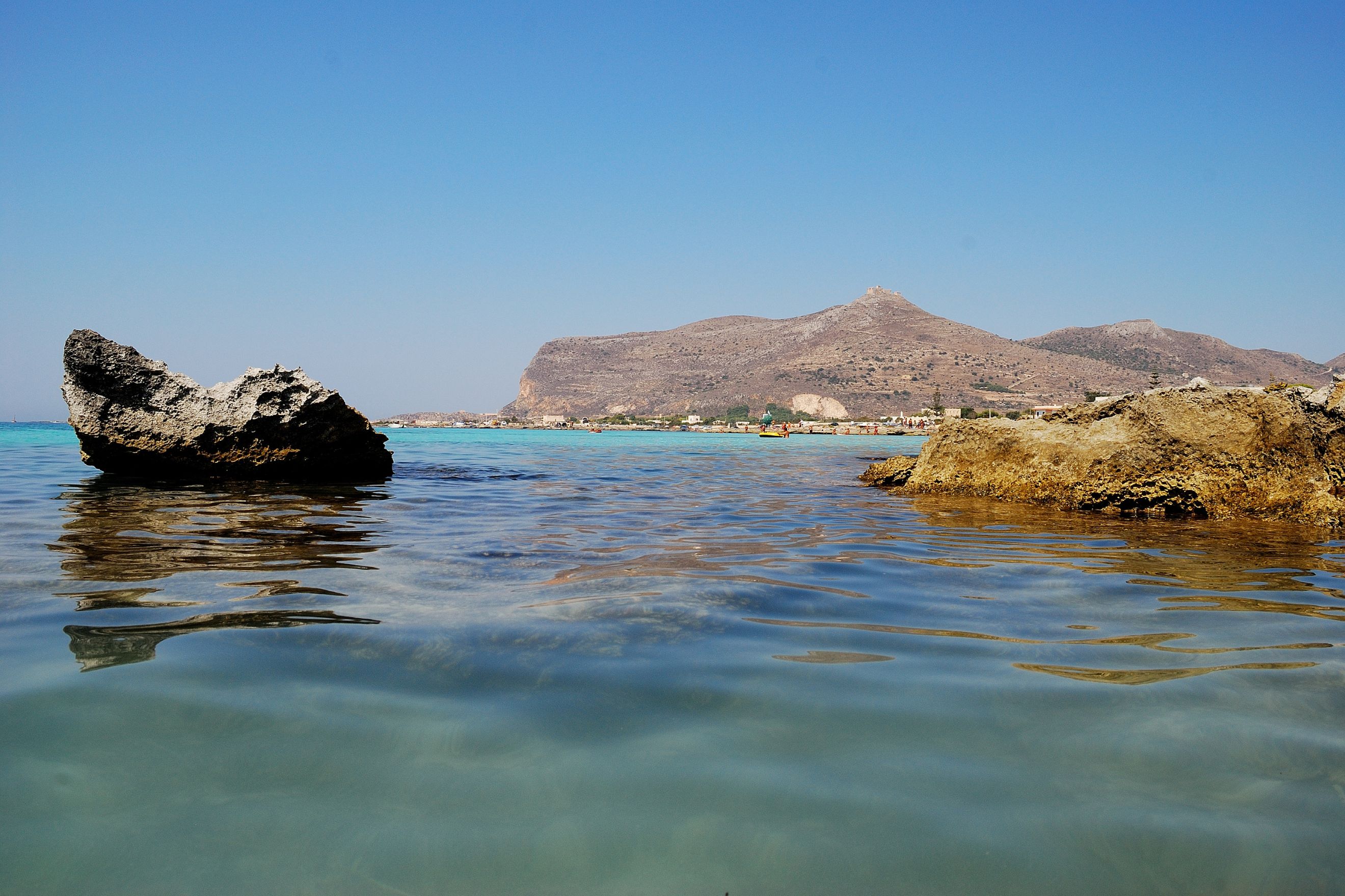 The caves and snorkeling in Favignana